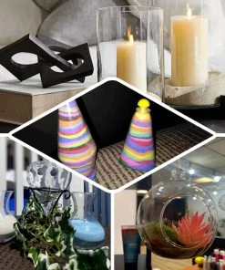 HIER_5110 Chargers & Centerpieces 1 Pound | Lemon Yellow Decorative Colored Sand For Vase Filler