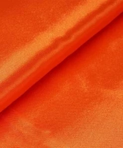 HIER_5210 10 Yards X 54" Orange Satin Fabric Bolt Fabric Bolts & Bags