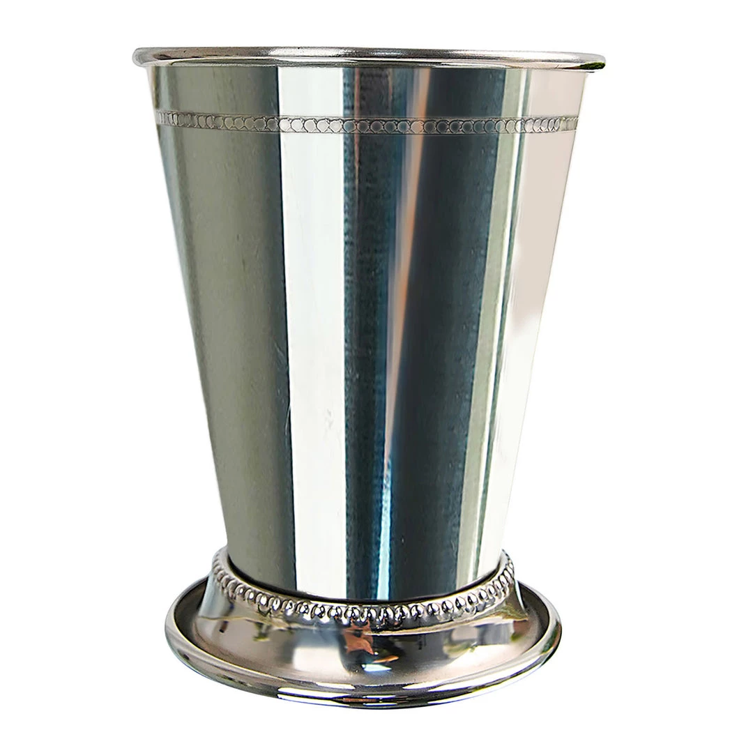 HIER_4820 4.5" Mint Julep Cup Vases - Silver Chargers & Centerpieces 12 HIER_4820 4.5" Mint Julep Cup Vases - Silver Chargers & Centerpieces