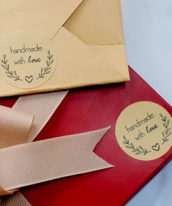HIER_5150 500pcs | 1.5” Handmade With Love Olive Branch Stickers Roll, Labels Cookie & Bakery Box - Round Chargers & Centerpieces 38 HIER_5150 500pcs | 1.5” Handmade With Love Olive Branch Stickers Roll, Labels Cookie & Bakery Box - Round Chargers & Centerpieces