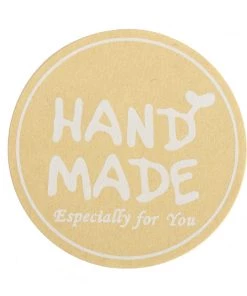 HIER_5150 Chargers & Centerpieces 500pcs | 1.5" Handmade Especially For You Stickers Roll, Labels Cookie & Bakery Box - Round 45 HIER_5150 Chargers & Centerpieces 500pcs | 1.5