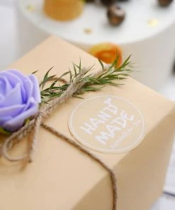 HIER_5150 Chargers & Centerpieces 500pcs | 1.5" Handmade Especially For You Stickers Roll, Labels Cookie & Bakery Box - Round 30 HIER_5150 Chargers & Centerpieces 500pcs | 1.5