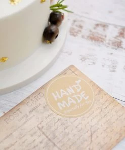 HIER_5150 Chargers & Centerpieces 500pcs | 1.5" Handmade Especially For You Stickers Roll, Labels Cookie & Bakery Box - Round 36 HIER_5150 Chargers & Centerpieces 500pcs | 1.5