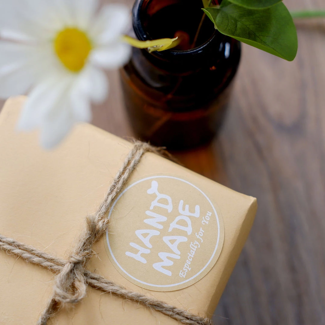 HIER_5150 Chargers & Centerpieces 500pcs | 1.5" Handmade Especially For You Stickers Roll, Labels Cookie & Bakery Box - Round 16 HIER_5150 Chargers & Centerpieces 500pcs | 1.5" Handmade Especially For You Stickers Roll, Labels Cookie & Bakery Box - Round