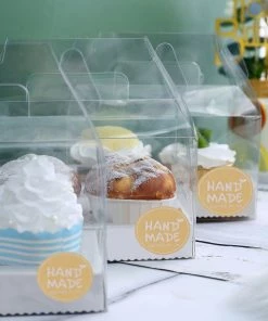 HIER_5150 Chargers & Centerpieces 500pcs | 1.5" Handmade Especially For You Stickers Roll, Labels Cookie & Bakery Box - Round