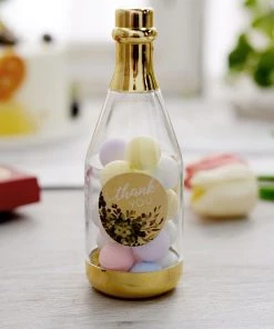 HIER_5150 500pcs | 1.5" Thank You White Text With Natural Greenery Stickers Roll Décor Labels & Seals For DIY Envelope - Round Chargers & Centerpieces