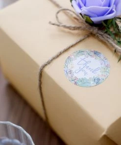 HIER_5150 2 Pack | 1000pcs 1.5" Thank You Assorted Styles Sticker Rolls, Labels & Seals For DIY Envelope - Round Chargers & Centerpieces 27 HIER_5150 2 Pack | 1000pcs 1.5