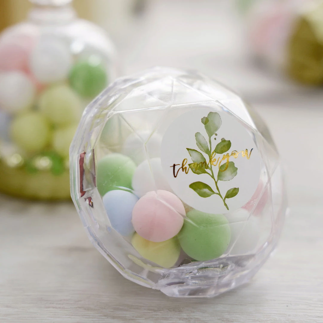 HIER_5150 500pcs | 1.5" Thank You Gold Foil & Green Leaf Stickers Roll Décor, Labels & Seals For DIY Envelope- Round Chargers & Centerpieces 11 HIER_5150 500pcs | 1.5" Thank You Gold Foil & Green Leaf Stickers Roll Décor, Labels & Seals For DIY Envelope- Round Chargers & Centerpieces