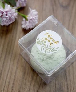 HIER_5150 500pcs | 1.5" Thank You Gold Foil & Green Leaf Stickers Roll Décor, Labels & Seals For DIY Envelope- Round Chargers & Centerpieces 28 HIER_5150 500pcs | 1.5