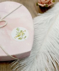 HIER_5150 500pcs | 1.5" Thank You Gold Foil & Green Leaf Stickers Roll Décor, Labels & Seals For DIY Envelope- Round Chargers & Centerpieces 27 HIER_5150 500pcs | 1.5