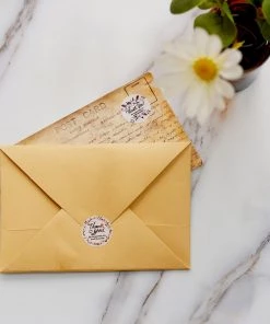 HIER_5150 Chargers & Centerpieces 500pcs | 1" Thank You For Supporting My Small Business Rose Gold Print & Floral Design Stickers Roll, Labels For DIY Envelope Seals - Round 33 HIER_5150 Chargers & Centerpieces 500pcs | 1