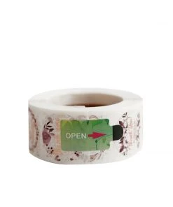 HIER_5150 Chargers & Centerpieces 500pcs | 1" Thank You For Supporting My Small Business Rose Gold Print & Floral Design Stickers Roll, Labels For DIY Envelope Seals - Round 42 HIER_5150 Chargers & Centerpieces 500pcs | 1