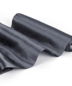 HIER_5220 12" X 10 Yards Charcoal Gray Satin Fabric Bolt, Wholesale Fabric For Sewing DIY Crafts Fabric Bolts & Bags