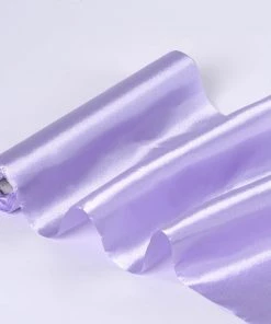 HIER_5220 Fabric Bolts & Bags 12" X 10 Yards Lavender Satin Fabric Bolt, Wholesale Fabric For Sewing DIY Crafts