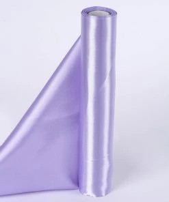 HIER_5220 Fabric Bolts & Bags 12" X 10 Yards Lavender Satin Fabric Bolt, Wholesale Fabric For Sewing DIY Crafts