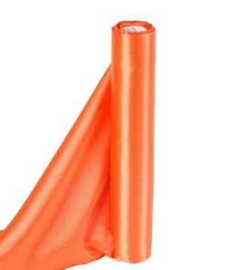 HIER_5220 12" X 10 Yards Orange Satin Fabric Bolt, Wholesale Fabric For Sewing DIY Crafts Fabric Bolts & Bags 9 HIER_5220 12