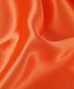 HIER_5220 12" X 10 Yards Orange Satin Fabric Bolt, Wholesale Fabric For Sewing DIY Crafts Fabric Bolts & Bags 12 HIER_5220 12