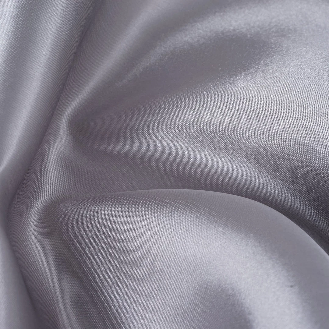 HIER_5220 12" X 10 Yards Silver Satin Fabric Bolt, Wholesale Fabric For Sewing DIY Crafts 6 HIER_5220 12" X 10 Yards Silver Satin Fabric Bolt, Wholesale Fabric For Sewing DIY Crafts