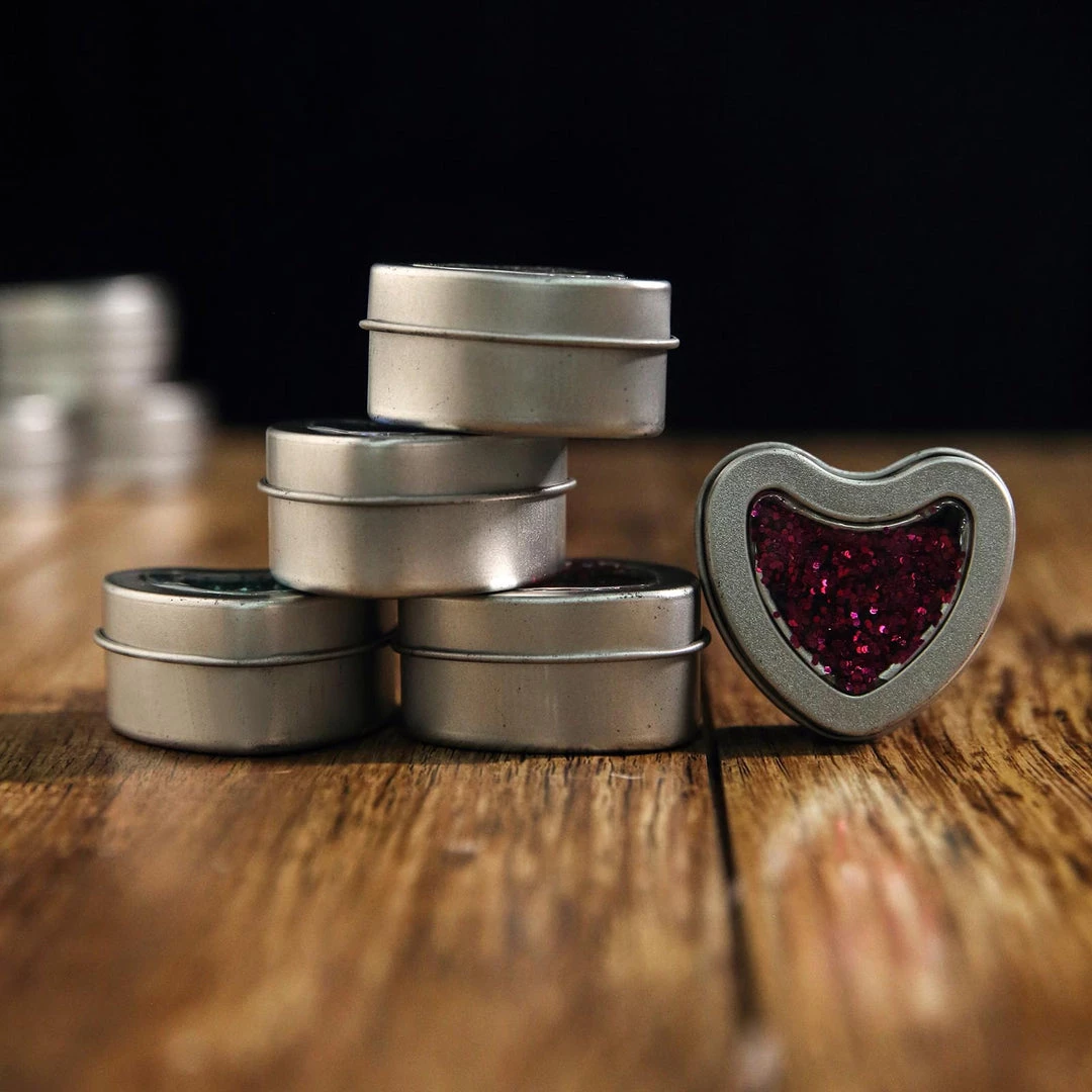 HIER_5320 10 Pack | Silver Heart Shaped Window Tin Favor Boxes Tabletop Decor 9 HIER_5320 10 Pack | Silver Heart Shaped Window Tin Favor Boxes Tabletop Decor