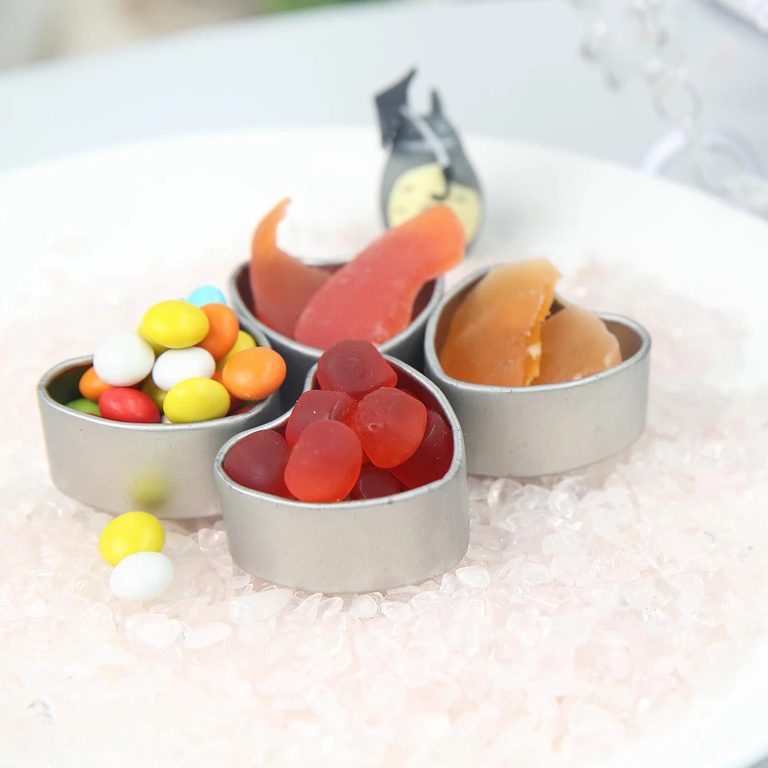 HIER_5320 10 Pack | Silver Heart Shaped Window Tin Favor Boxes Tabletop Decor 8 HIER_5320 10 Pack | Silver Heart Shaped Window Tin Favor Boxes Tabletop Decor