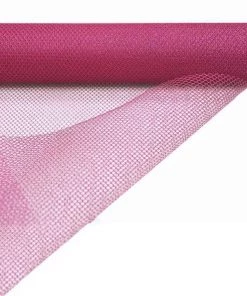 HIER_5220 Fabric Bolts & Bags 19"x 10 Yards | Fuchsia | Polyester Hex Deco Mesh Rolls | Mesh Netting Fabric | Waffle Weave Fabric By The Yard