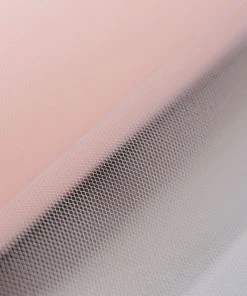 HIER_5220 12"x100 Yards Blush/Rose Gold Tulle Fabric Bolt, Sheer Fabric Spool Roll For Crafts Fabric Bolts & Bags 22 HIER_5220 12