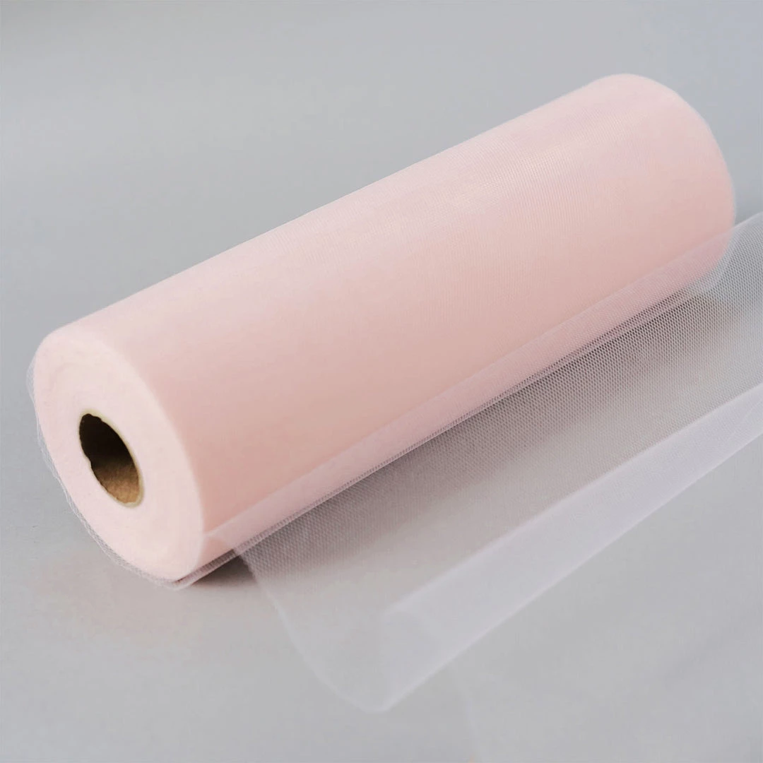 HIER_5220 12"x100 Yards Blush/Rose Gold Tulle Fabric Bolt, Sheer Fabric Spool Roll For Crafts Fabric Bolts & Bags 1 HIER_5220 12"x100 Yards Blush/Rose Gold Tulle Fabric Bolt, Sheer Fabric Spool Roll For Crafts Fabric Bolts & Bags