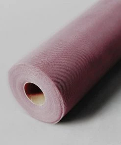 HIER_5220 12"x100 Yards Violet Amethyst Tulle Fabric Bolt, Sheer Fabric Spool Roll For Crafts 21 HIER_5220 12