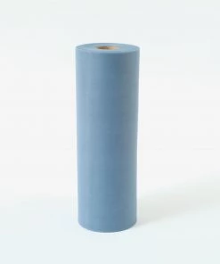 HIER_5220 12"x100 Yards Dusty Blue Tulle Fabric Bolt, Sheer Fabric Spool Roll For Crafts 25 HIER_5220 12