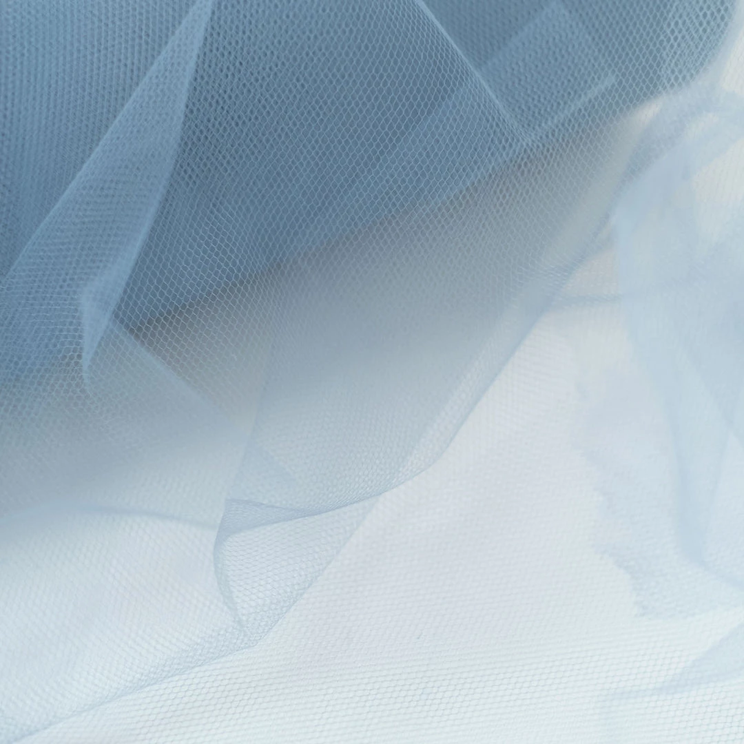 HIER_5220 12"x100 Yards Dusty Blue Tulle Fabric Bolt, Sheer Fabric Spool Roll For Crafts 9 HIER_5220 12"x100 Yards Dusty Blue Tulle Fabric Bolt, Sheer Fabric Spool Roll For Crafts