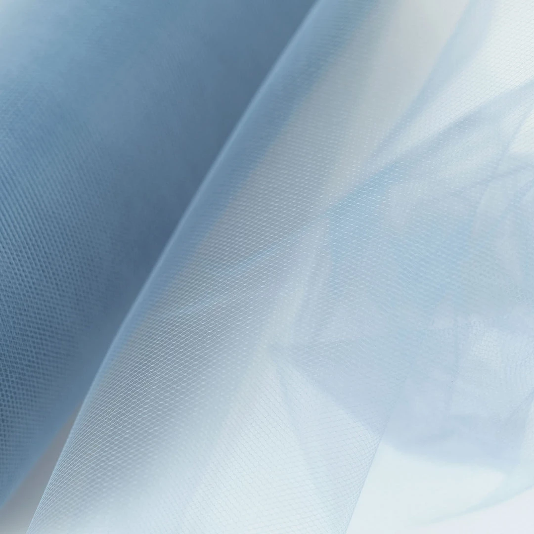 HIER_5220 12"x100 Yards Dusty Blue Tulle Fabric Bolt, Sheer Fabric Spool Roll For Crafts 10 HIER_5220 12"x100 Yards Dusty Blue Tulle Fabric Bolt, Sheer Fabric Spool Roll For Crafts