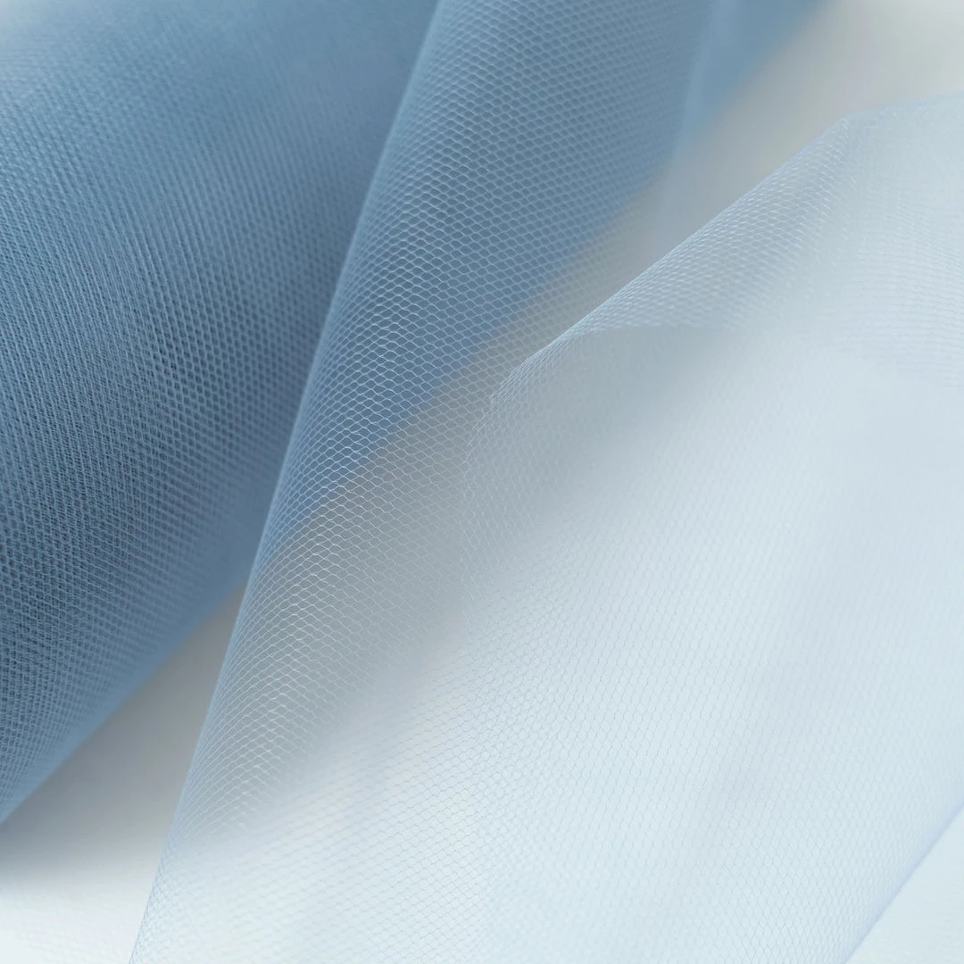 HIER_5220 12"x100 Yards Dusty Blue Tulle Fabric Bolt, Sheer Fabric Spool Roll For Crafts 11 HIER_5220 12"x100 Yards Dusty Blue Tulle Fabric Bolt, Sheer Fabric Spool Roll For Crafts