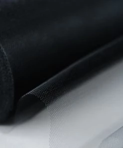 HIER_5220 12"x100 Yards Black Tulle Fabric Bolt, Sheer Fabric Spool Roll For Crafts Fabric Bolts & Bags