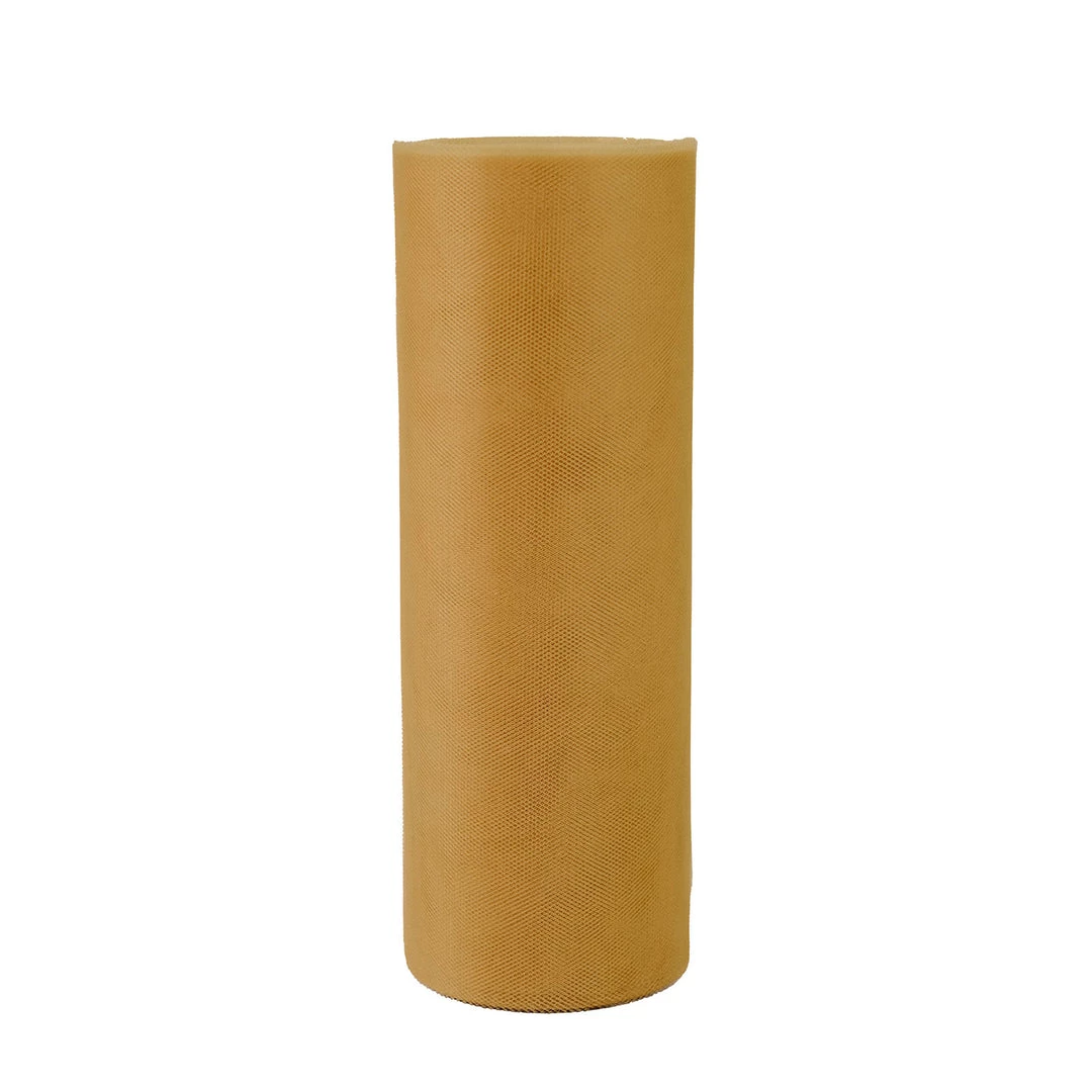 HIER_5220 Fabric Bolts & Bags 12"x100 Yards Gold Tulle Fabric Bolt, Sheer Fabric Spool Roll For Crafts 3 HIER_5220 Fabric Bolts & Bags 12"x100 Yards Gold Tulle Fabric Bolt, Sheer Fabric Spool Roll For Crafts