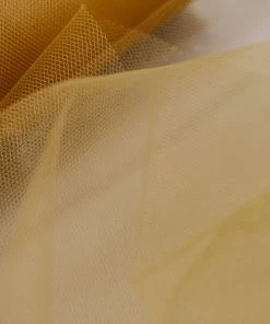 HIER_5220 Fabric Bolts & Bags 12"x100 Yards Gold Tulle Fabric Bolt, Sheer Fabric Spool Roll For Crafts 22 HIER_5220 Fabric Bolts & Bags 12