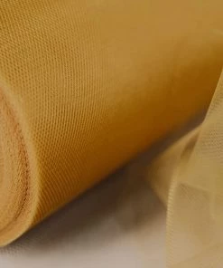 HIER_5220 Fabric Bolts & Bags 12"x100 Yards Gold Tulle Fabric Bolt, Sheer Fabric Spool Roll For Crafts 23 HIER_5220 Fabric Bolts & Bags 12