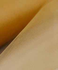 HIER_5220 Fabric Bolts & Bags 12"x100 Yards Gold Tulle Fabric Bolt, Sheer Fabric Spool Roll For Crafts 25 HIER_5220 Fabric Bolts & Bags 12