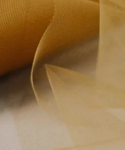 HIER_5220 Fabric Bolts & Bags 12"x100 Yards Gold Tulle Fabric Bolt, Sheer Fabric Spool Roll For Crafts 26 HIER_5220 Fabric Bolts & Bags 12