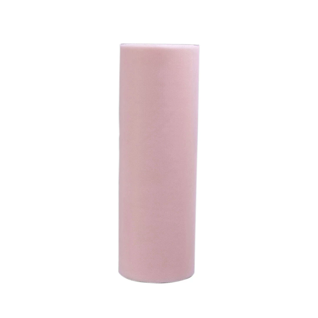 HIER_5220 12"x100 Yards Pink Tulle Fabric Bolt, Sheer Fabric Spool Roll For Crafts Fabric Bolts & Bags 3 HIER_5220 12"x100 Yards Pink Tulle Fabric Bolt, Sheer Fabric Spool Roll For Crafts Fabric Bolts & Bags