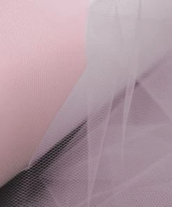 HIER_5220 12"x100 Yards Pink Tulle Fabric Bolt, Sheer Fabric Spool Roll For Crafts Fabric Bolts & Bags 23 HIER_5220 12