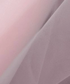 HIER_5220 12"x100 Yards Pink Tulle Fabric Bolt, Sheer Fabric Spool Roll For Crafts Fabric Bolts & Bags 25 HIER_5220 12