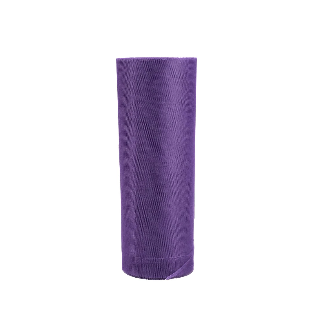 HIER_5220 12"x100 Yards Purple Tulle Fabric Bolt, Sheer Fabric Spool Roll For Crafts 14 HIER_5220 12"x100 Yards Purple Tulle Fabric Bolt, Sheer Fabric Spool Roll For Crafts