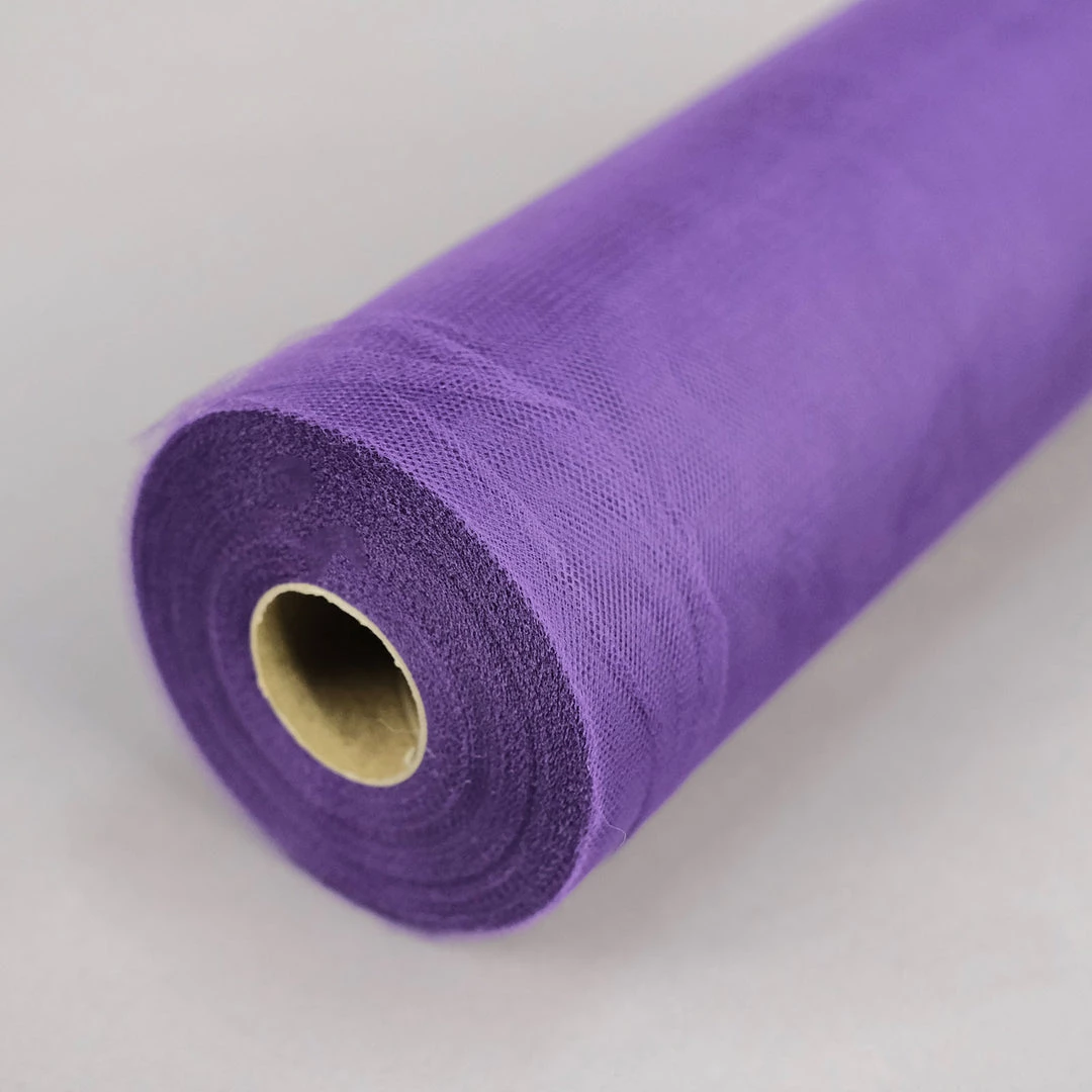 HIER_5220 12"x100 Yards Purple Tulle Fabric Bolt, Sheer Fabric Spool Roll For Crafts 8 HIER_5220 12"x100 Yards Purple Tulle Fabric Bolt, Sheer Fabric Spool Roll For Crafts