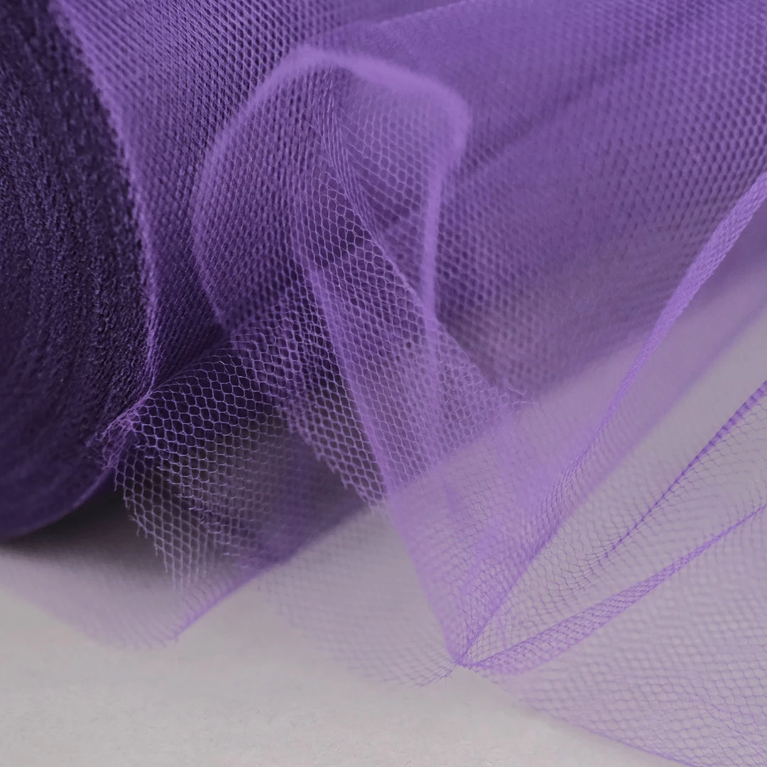 HIER_5220 12"x100 Yards Purple Tulle Fabric Bolt, Sheer Fabric Spool Roll For Crafts 13 HIER_5220 12"x100 Yards Purple Tulle Fabric Bolt, Sheer Fabric Spool Roll For Crafts