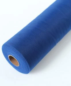 HIER_5220 Fabric Bolts & Bags 12"x100 Yards Royal Blue Tulle Fabric Bolt, Sheer Fabric Spool Roll For Crafts 19 HIER_5220 Fabric Bolts & Bags 12