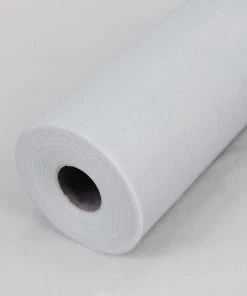 HIER_5220 12"x100 Yards Silver Tulle Fabric Bolt, Sheer Fabric Spool Roll For Crafts 21 HIER_5220 12