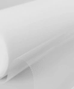 HIER_5220 12"x100 Yards White Tulle Fabric Bolt, Sheer Fabric Spool Roll For Crafts Fabric Bolts & Bags