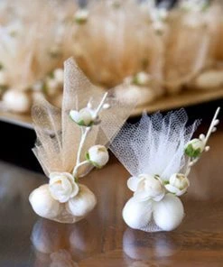 HIER_5220 25 Pack | 12" Turquoise Scalloped Tulle Organza Circles For Wedding Favours - Clearance SALE