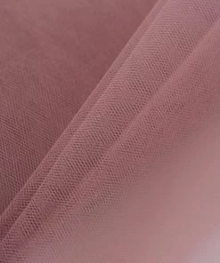 HIER_5210 54"x40 Yards Dusty Rose Tulle Fabric Bolt, Sheer Fabric Spool Roll For Crafts Fabric Bolts & Bags 17 HIER_5210 54