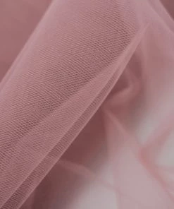 HIER_5210 54"x40 Yards Dusty Rose Tulle Fabric Bolt, Sheer Fabric Spool Roll For Crafts Fabric Bolts & Bags 18 HIER_5210 54